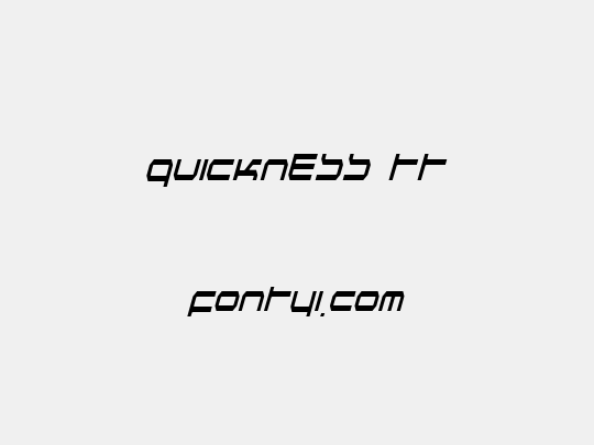 Quickness TT
