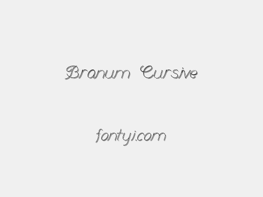 Branum Cursive