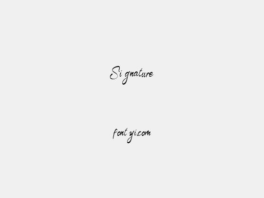 Signature