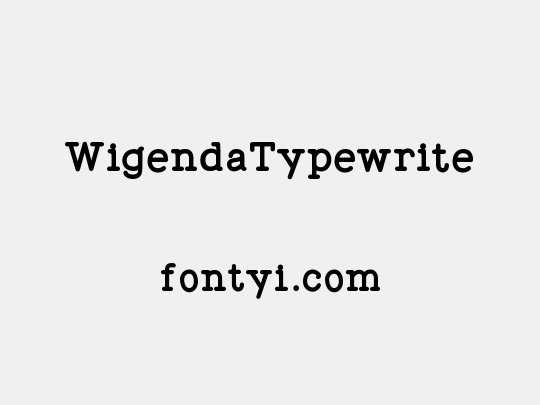 WigendaTypewrite