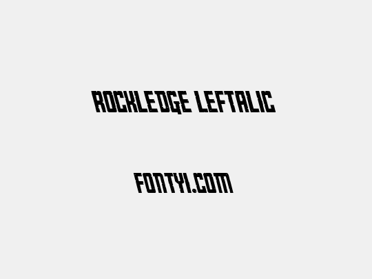 Rockledge Leftalic