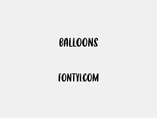 balloons