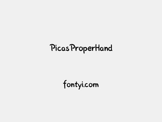 PicasProperHand