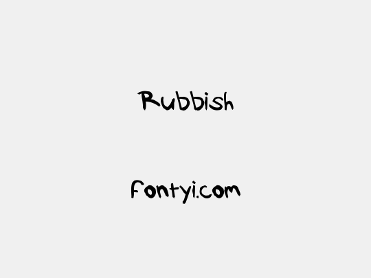 Rubbish