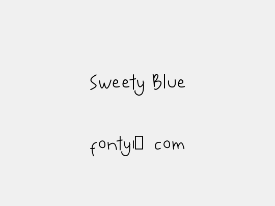 Sweety Blue