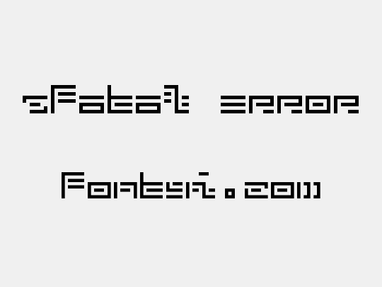 5Fatal Error