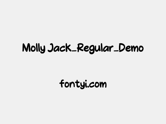 Molly Jack_Regular_Demo
