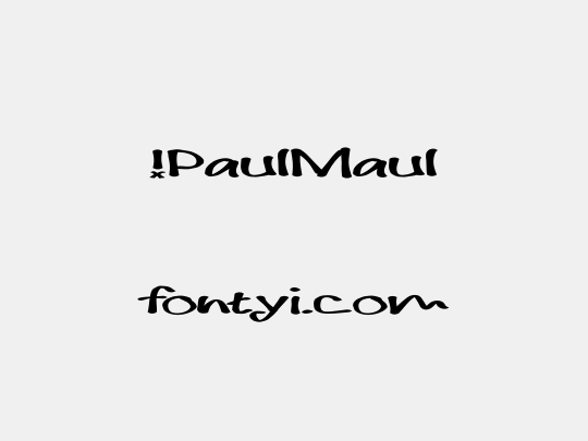 !PaulMaul