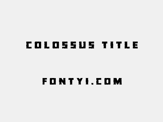 Colossus Title