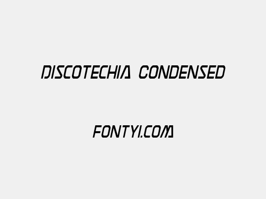 Discotechia Condensed