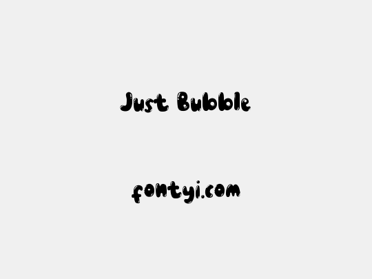 Just Bubble