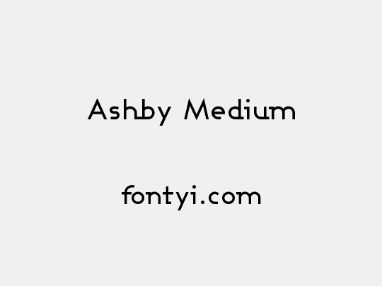 Ashby Medium