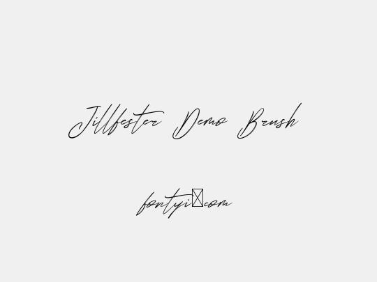 Jillfester Demo Brush