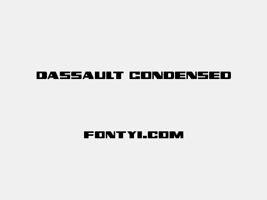 Dassault Condensed