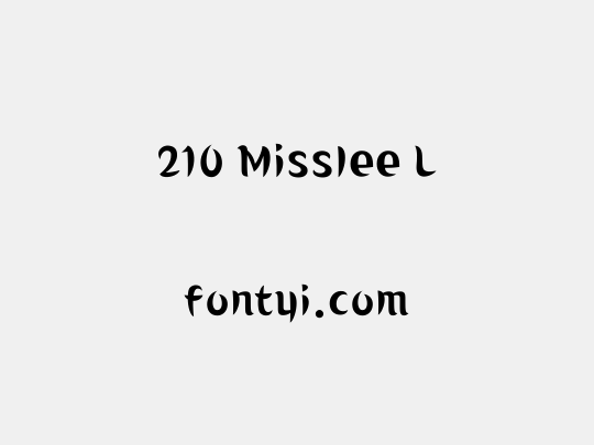 210 Misslee L