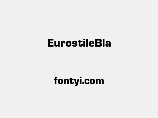 EurostileBla