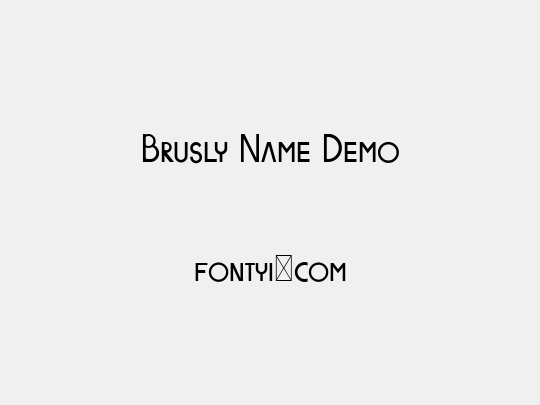 Brusly Name Demo