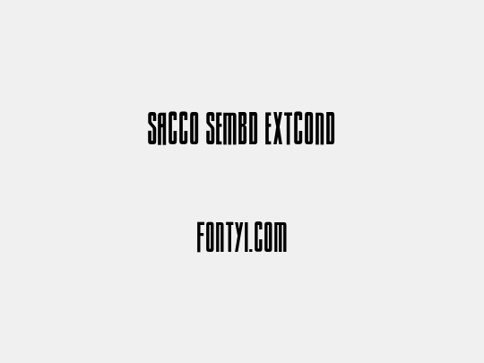 Sacco SemBd ExtCond
