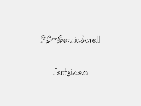 PC-GothicScroll