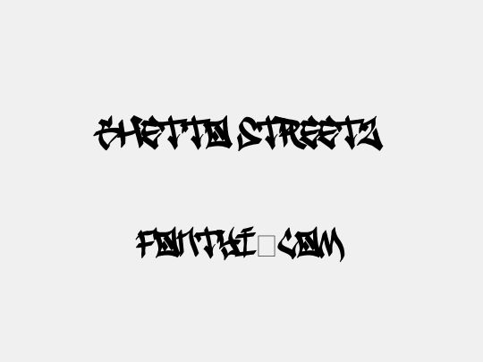 Ghetto Streetz