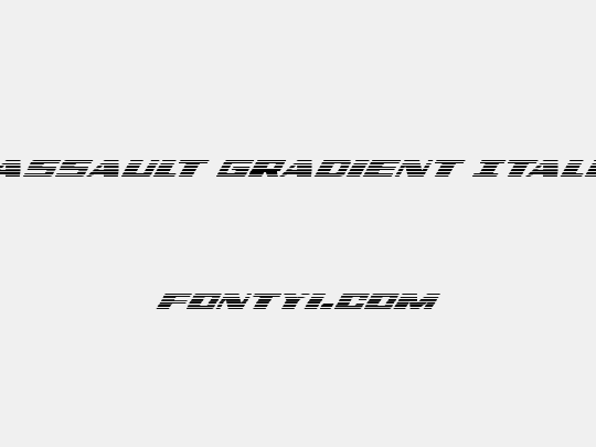 Dassault Gradient Italic