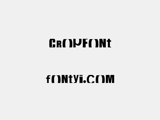 CropFont