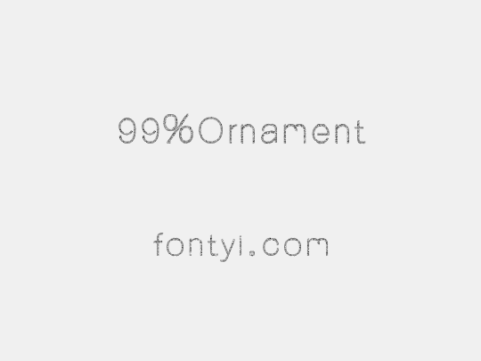 99%Ornament
