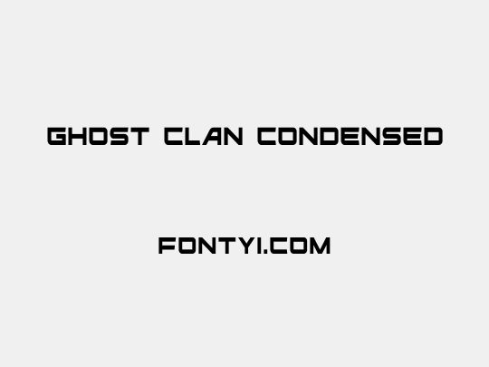 Ghost Clan Condensed