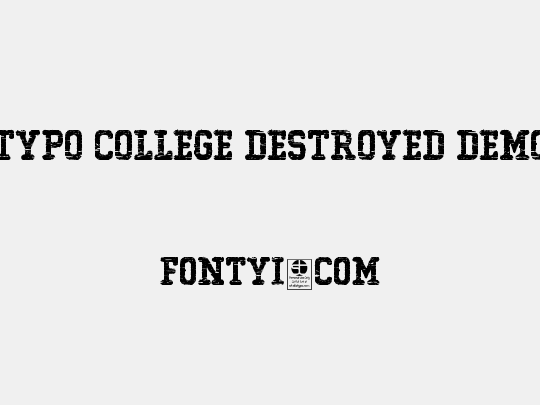 Typo College Destroyed Demo