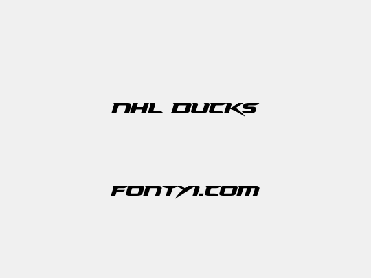 NHL Ducks