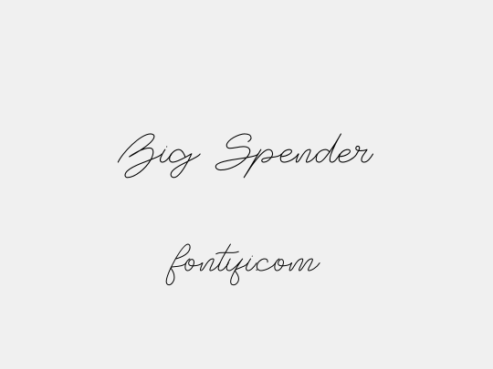 Big Spender