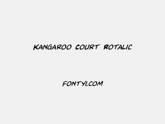 Kangaroo Court Rotalic