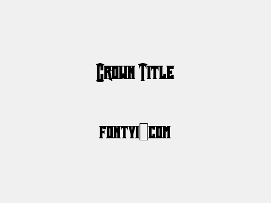 Crown Title