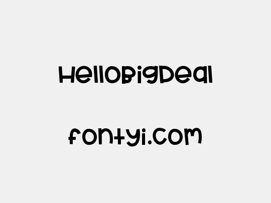 HelloBigDeal