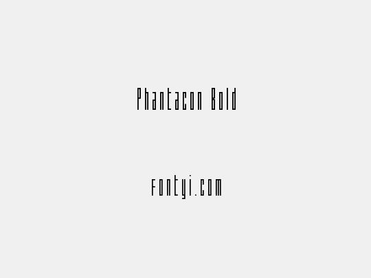 Phantacon Bold