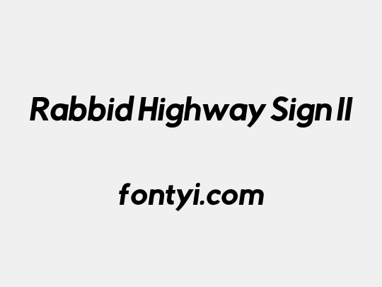 Rabbid Highway Sign II