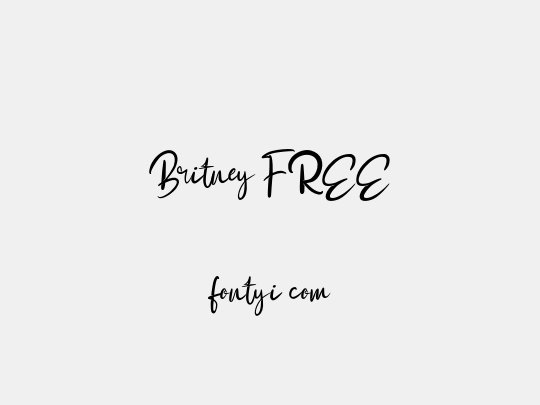 Britney FREE