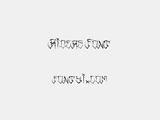Riders Font