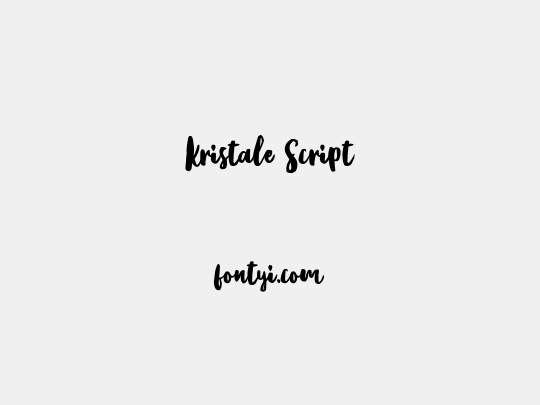 Kristale Script