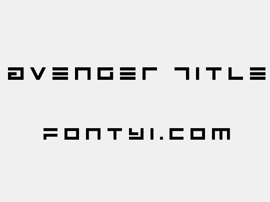 Avenger Title