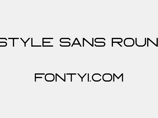 Manta Style Sans Round DEMO