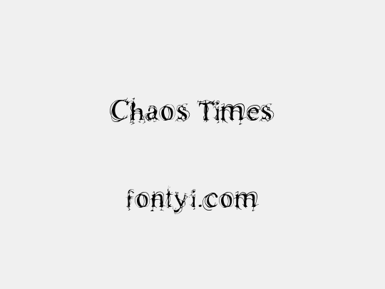 Chaos Times