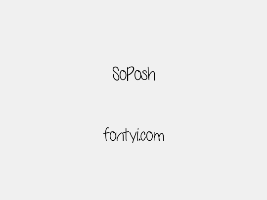 SoPosh