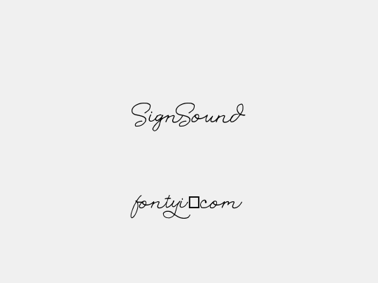 SignSound
