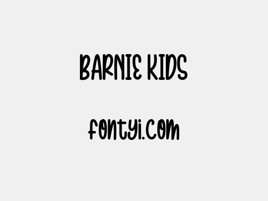 BARNIE KIDS
