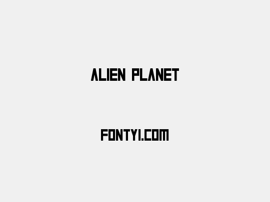 Alien Planet