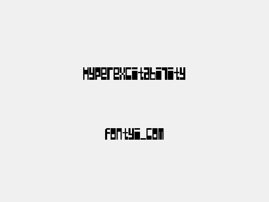 Hyperexcitability