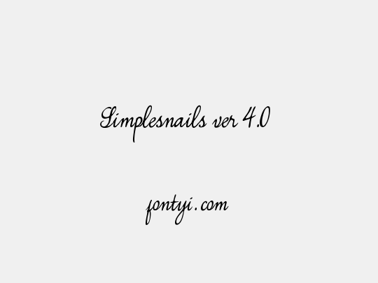 Simplesnails ver 4.0 