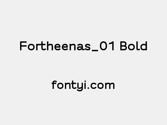 Fortheenas_01 Bold