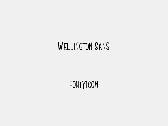 Wellington Sans